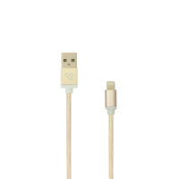 SBOX SBOX Kábel, CABLE USB A Male -> 8-pin iPh Male 1.5 m Gold - Blister