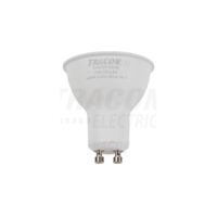 Tracon Műanyag házas SMD LED spot fényforrás SAMSUNG chippel 230V,50Hz,GU10,8W,720lm,4000K,120°,SAMSUNG chip, EEI=F