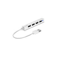 Speedlink Speedlink SL-140000-WE SNAPPY SLIM USB Hub, 4-Port, USB 2.0, Passzív, fehér