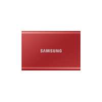 Samsung T7 külső USB 3.2 500GB SSD, piros