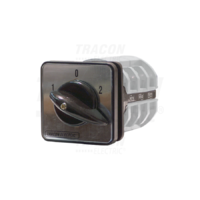 Tracon Választókapcsoló, 1-0-2 400V, 50Hz, 32A, 2×3P, 11kW, 64×64mm, 60°