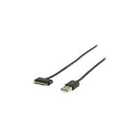 Valueline Szinkron és Töltő Kábel Apple Dock 30-Pólusú - USB A Dugó 2.00 m Fekete