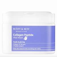 Mary&May Mary&May Collagen Peptide Vital Mask - 30 db Fátyolmaszk Alacsony Molekulasúlyú Kollagénnel és Peptidekkel