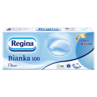 Regina Regina Bianka 100 Classic papírzsebkendő, 3 rétegű, 100 db