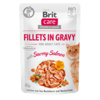 Brit Care Brit Care Cat Fillets in Gravy with Savory Salmon 85 g