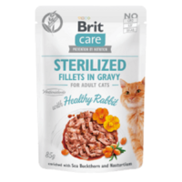 Brit Care Brit Care Cat Sterilized Fillets in Gravy with Healthy Rabbit 85 g