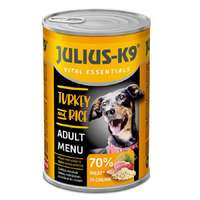 Julius-K9 JULIUS K-9 konzerv kutya 1240g Pulyka-rizs (Turkey&Rice)