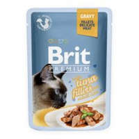 Brit Premium Brit Premium Cat Delicate Fillets in Gravy with Tuna 4x85g