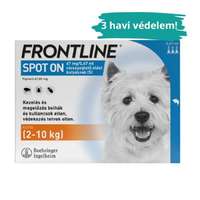 Frontline Frontline spot on kutya S /2-10 kg/ 3x