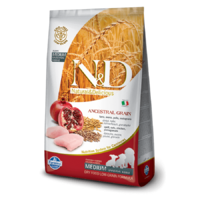 N&D N&D Dog Ancestral Grain csirke, tönköly, zab, gránátalma puppy med&maxi 2,5kg