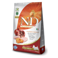 N&D N&D Dog Grain Free csirke&gránátalma sütőtökkel adult mini 800gr kutyatáp
