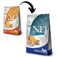 N&D N&D Low Grain Dog Tőkehal&narancs adult mini 2,5kg kutyatáp