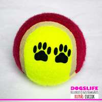  Dogs Life Kutyajáték színes tenisz labda kb 8cm-es - Játék egész nap