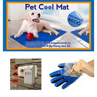  Pet Cool Mat Hűsítő matrac 65x50 + Pest Repelling Aid Rovarriasztó + Ötujjas Szőrápoló kesztyű AKCIÓS CSOMAG RAKTÁRRÓL!