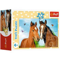 Trefl Állatos mini Puzzle 54 db-os Trefl Lovak