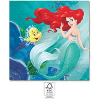 Disney Ariel Curious, Disney Hercegnők szalvéta 20 DARABOS, 33x33 cm FSC