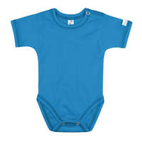 Kynga Kynga türkizkék rövid ujjú baba body 62 - KIFUTÓ SZÍN, UTOLSÓ DARABOK!