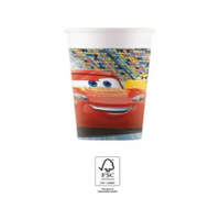 Disney Disney Cars 3, Verdák papír pohár 8 DARABOS 200 ml FSC