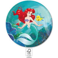 Disney Ariel Curious, Disney Hercegnők papírtányér 8 DARABOS, 23 cm FSC