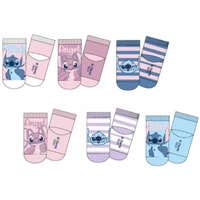 Disney Disney Lilo és Stitch, A csillagkutya Angel baba zokni 3 pár/csomag 0-12 hónap