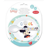 Disney Disney Mickey baba micro mélytányér + kanál szett