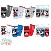 Disney Disney Mickey baba zokni 3 pár/csomag 0-12 hónap