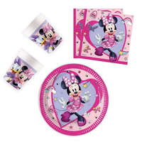 Disney Disney Minnie Junior party szett 36 darabos, 20 cm-es tányérral