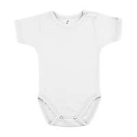 Kynga Kynga fehér rövid ujjú koraszülött baba body 44