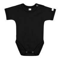 Kynga Kynga fekete rövid ujjú koraszülött baba body 50