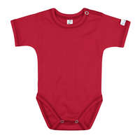 Kynga Kynga piros rövid ujjú koraszülött baba body 56
