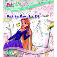 EU Lovagok és Hercegnők - Pontról pontra színező 1-75-ig - Kiddo foglalkoztató füzet