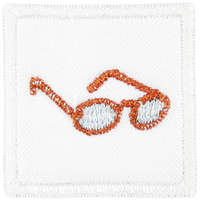 EU Ovis jel, Bölcsis jel, felvarrható, textilragasztóval felragasztható - Szemüveg