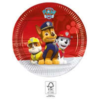 Nickelodeon Paw Patrol Ready For Action Mancs Őrjárat papírtányér 8 DARABOS, 20 cm FSC