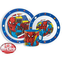 Marvel Pókember étkészlet, micro műanyag szett 265 ml-es bögrével Nr3
