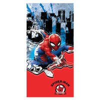 Marvel Pókember Jump fürdőlepedő, strand törölköző 70x137 cm (Fast Dry)