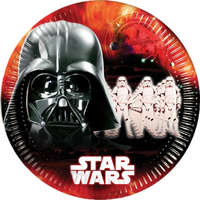 George Lucas Star Wars Dark Side, papírtányér 8 DARABOS, 23 cm Nr1
