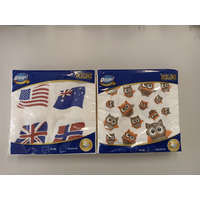 Vajda Papír Kft. Ooops! Szalvéta 20db 3rtg. 33x33cm Mintás