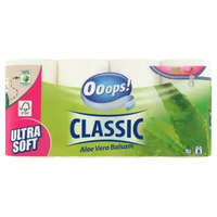 Vajda Papír Kft. Ooops! Classic Wc Papír 8 Tek. 3 rtg. 140 Lapos Aloe