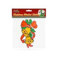 Karácsonyi ablakdekor - csengő - 18 x 18 cm