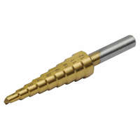 Extol EXTOL LÉPCSŐS FÉMFÚRÓ, 9 LÉPCSŐS; (4-12MM, 1MM LÉPCSŐK), BEFOGÁS: 10MM, MAX. 4MM VASTAG ANYAGOKHOZ, TIN BEVONAT