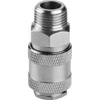 Extol Extol gyorscsatlakozó-hüvely, külső menettel, 1/4", nikkelezett réz, bliszteren