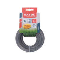Extol EXTOL Damil szegélynyíró géphez 2,4 mm, négyszög keresztmetszetű, fekete közép/dual power, 15m