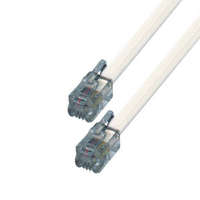 SomogyiElektronic SOMOGYI TELEFONCSATLAKOZÓ KÁBEL, 6P4C, DUGÓ-DUGÓ, 5M (T 5-5/WH)