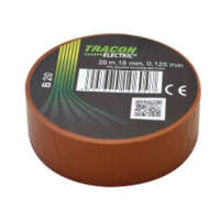 Tracon TRACON B20 SZIGETELŐSZALAG BARNA 20MX18MM PVC 0-90°C 40KV/MM