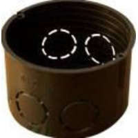 Tracon TRACON D60S PERFORÁLT SZERELVÉNYDOBOZ SÜLLYESZTETT SOROLHATÓ FEKETE 64X15X40MM IP44