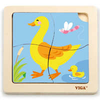 Viga Viga 4 db-os fejlesztő puzzle - kacsás