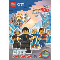 Móra Könyvkiadó Lego City - City kalandok - több mint 500 áthelyezhető matrica
