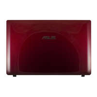 Asus Asus K53E, K53SC, gyári új piros LCD kijelző hátlap WiFi antennával, 13GN3C6AP010-1