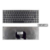 Sony Sony Vaio VPC-Y, VPC- Y11, VPC-Y21 gyári új ezüst keretes fekete UK angol billentyűzet, 148768711