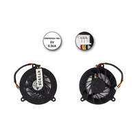 Delta Asus A8, F3, Z53, Z99 gyári új hűtő ventilátor, 3 pines, beszerelési lehetőséggel, (KFB0505HHA-7856)
